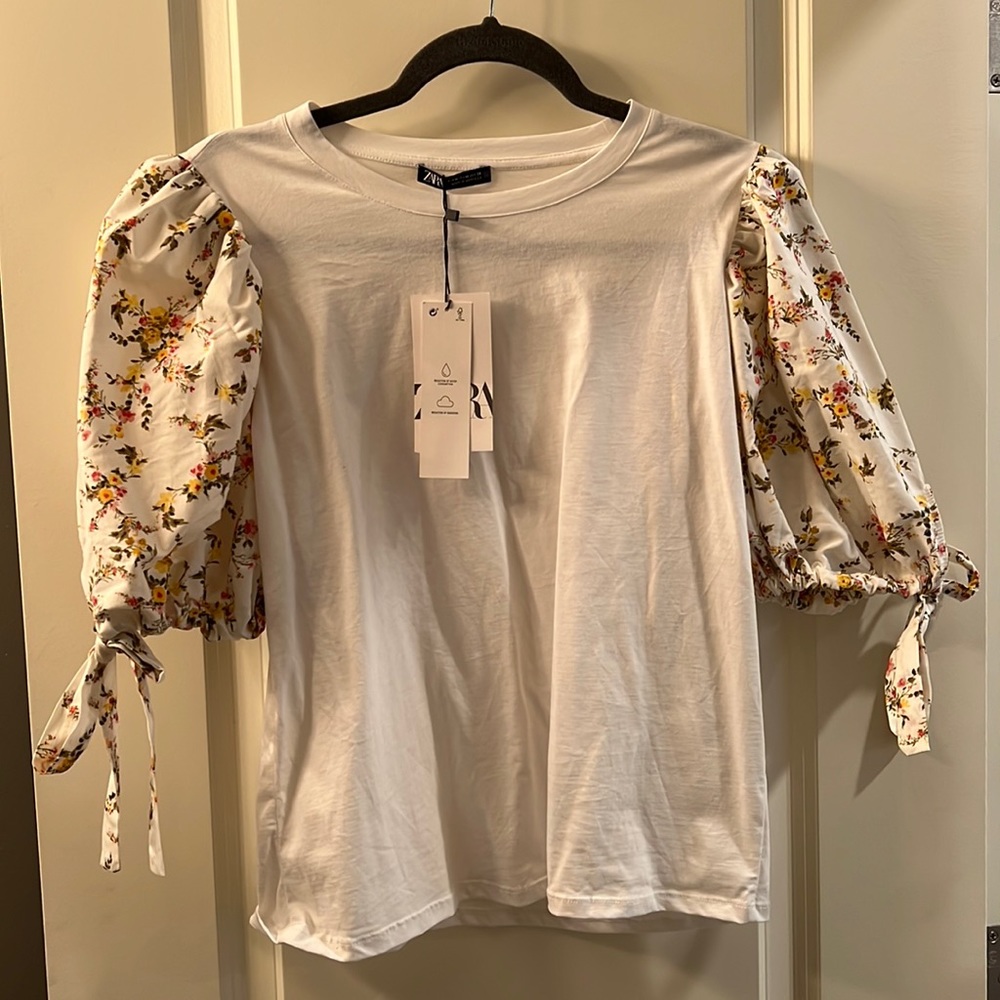 ZARA Puff Sleeve Shirt